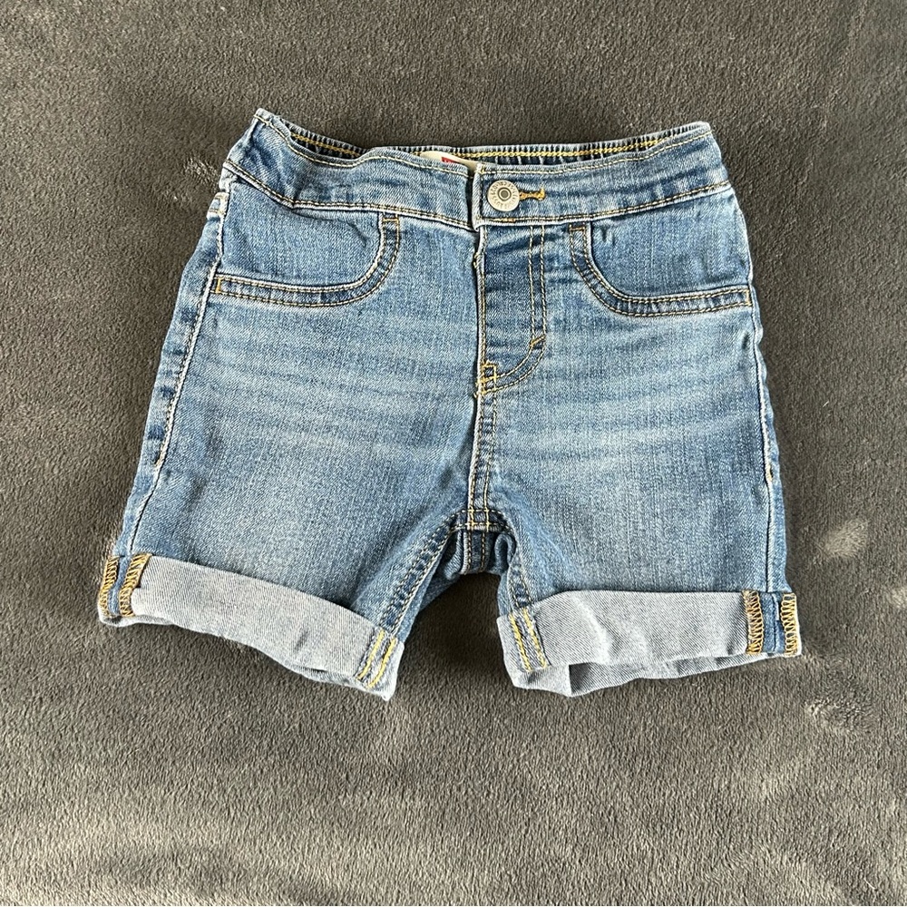 Levi’s Toddler Boys Denim Shorts Cut Offs Size 2T Jean Shorts‎